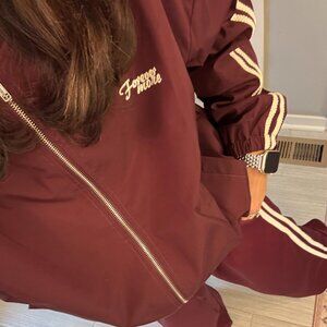 Maroon By Together Track Jacket Size S-L